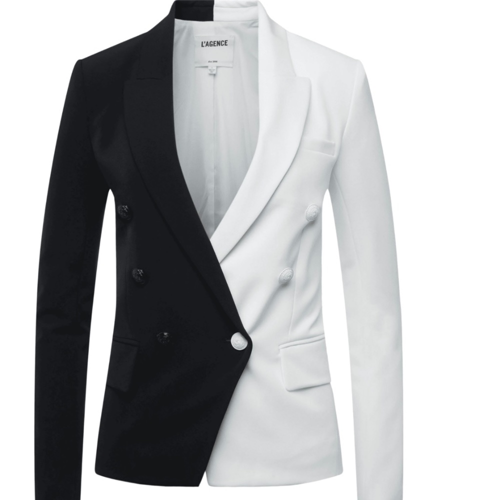 L'AGENCE Kenzie Double Breasted Blazer  Size 8